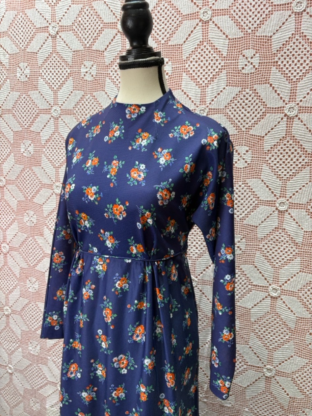 Vintage Mary Jane Floral Prairie Maxi Dress Size 8
